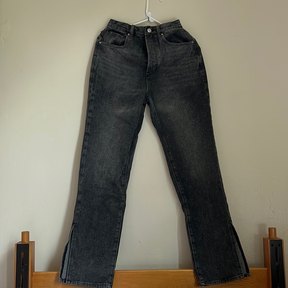 Black Straight Leg Jeans Pacsun